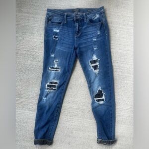 Judy Blue Jeans Camo Cut Out